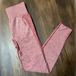 Gym Shark Pink Marl Leggings